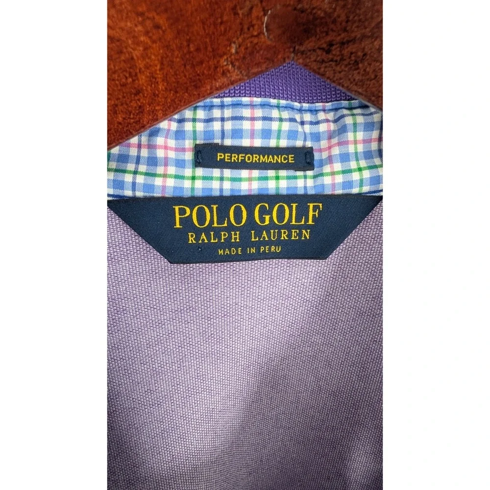 Ralph Lauren Pro Fit Performance Plantation Golf‎ Polo Shirt Lavender Size XL